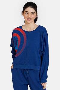 Zelocity Marvel Relaxed Quick Dry Top - Setsail — thumbnail 3
